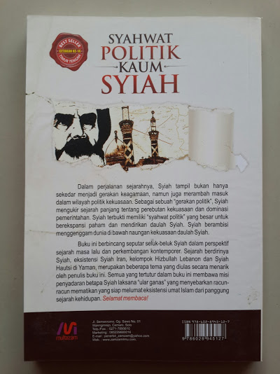 Hadiri Bedah Buku Spektakuler Syahwat Politik Kaum Syiah 